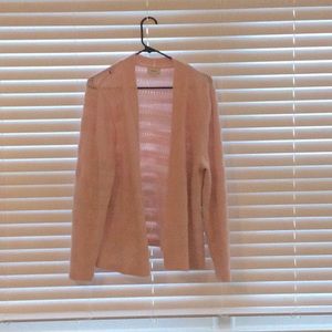 Pink oversized cardigan